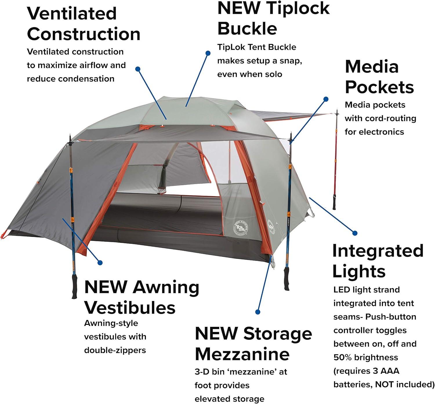 imageBig Agnes Copper Spur HV UL Ultralight Backpacking Tent3 Person Mtnglo