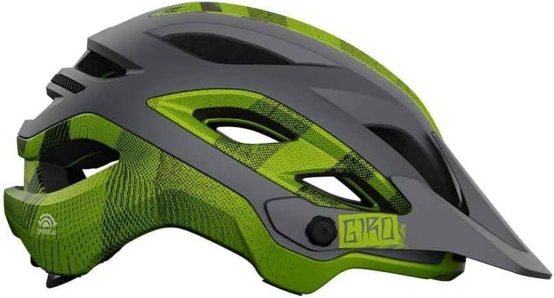 imageGiro Merit Spherical Adult Dirt Bike HelmetMatte Metallic BlackAno Lime