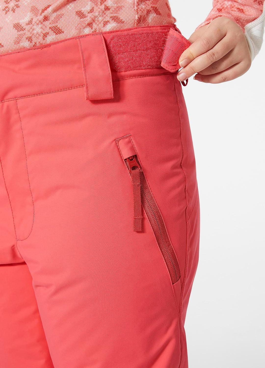 imageHellyHansen Junior Legendary Pant Ski Pants with HELLY TECH Waterproof Windproof Breathable Extendable Length098 Sunset Pink