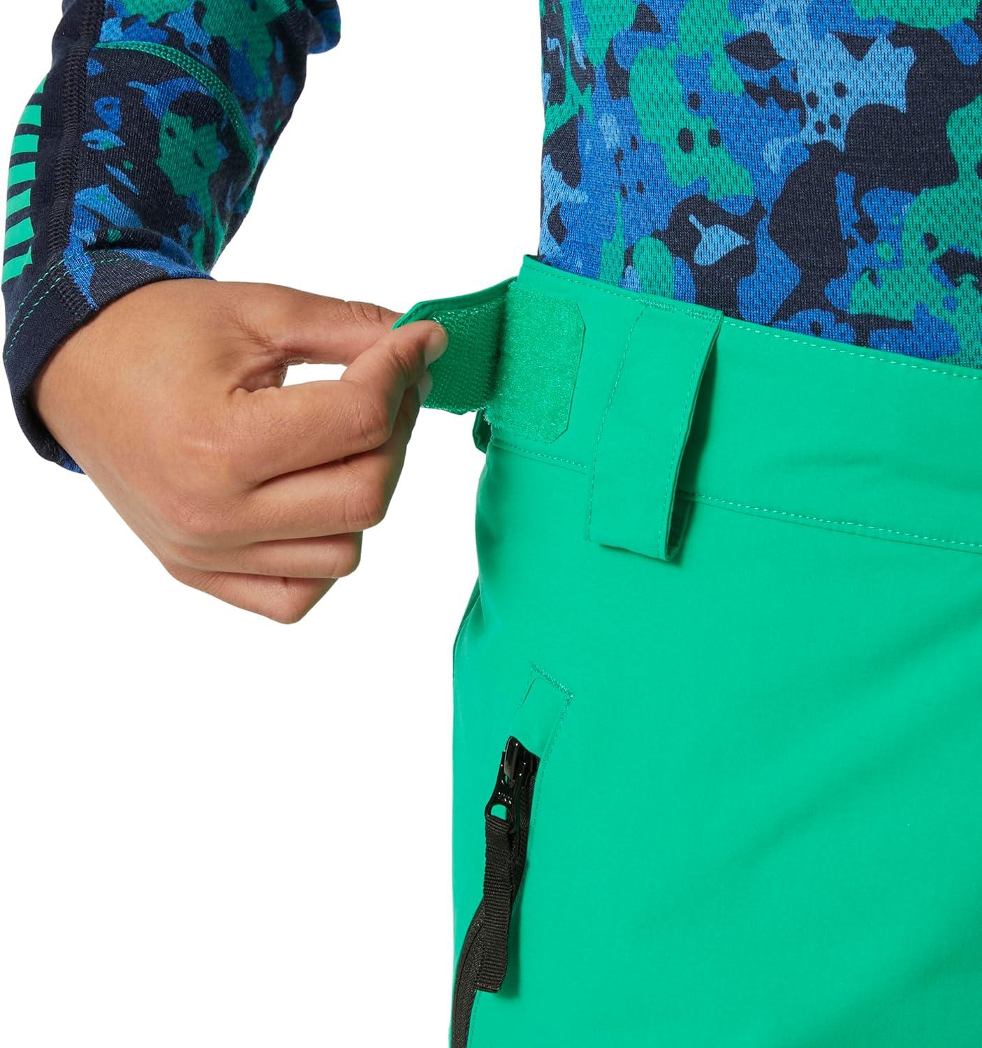 imageHellyHansen Junior Legendary Pant Ski Pants with HELLY TECH Waterproof Windproof Breathable Extendable Length499 Bright Green