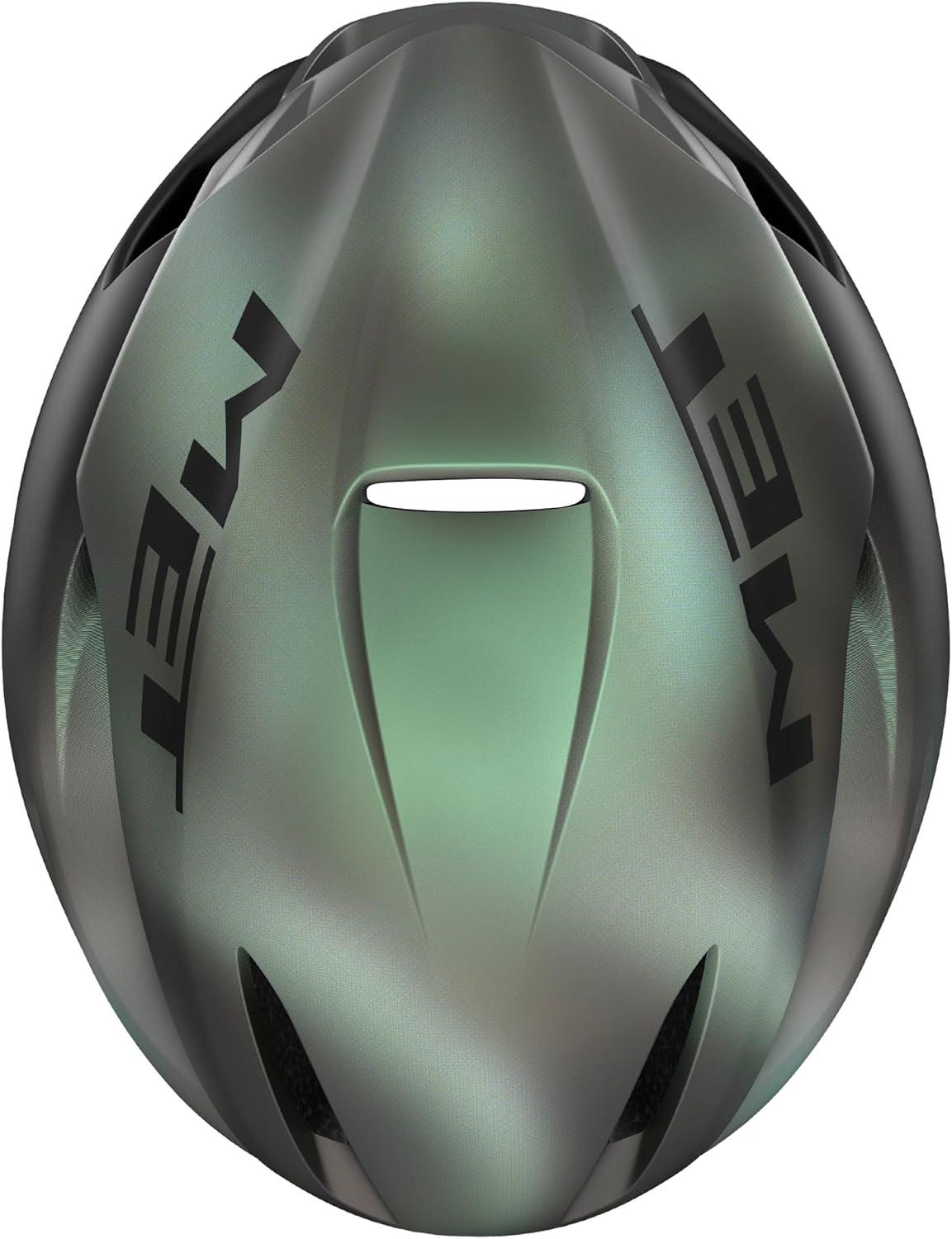 imageMET Manta MIPS Aero Road Bike Helmet Lightweight Aerodynamic Cycling Helmet for Adults Internal Air Channeling MIPSC2 Tech Sunglasses PortMatte Motion Blur