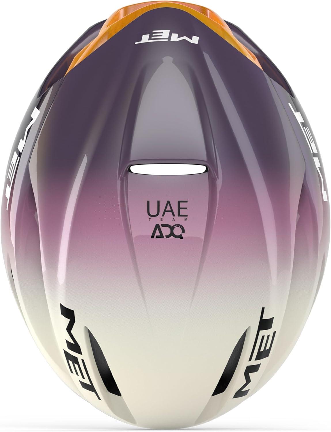 imageMET Manta MIPS Aero Road Bike Helmet Lightweight Aerodynamic Cycling Helmet for Adults Internal Air Channeling MIPSC2 Tech Sunglasses PortUAE Team ADQ Limited Edition