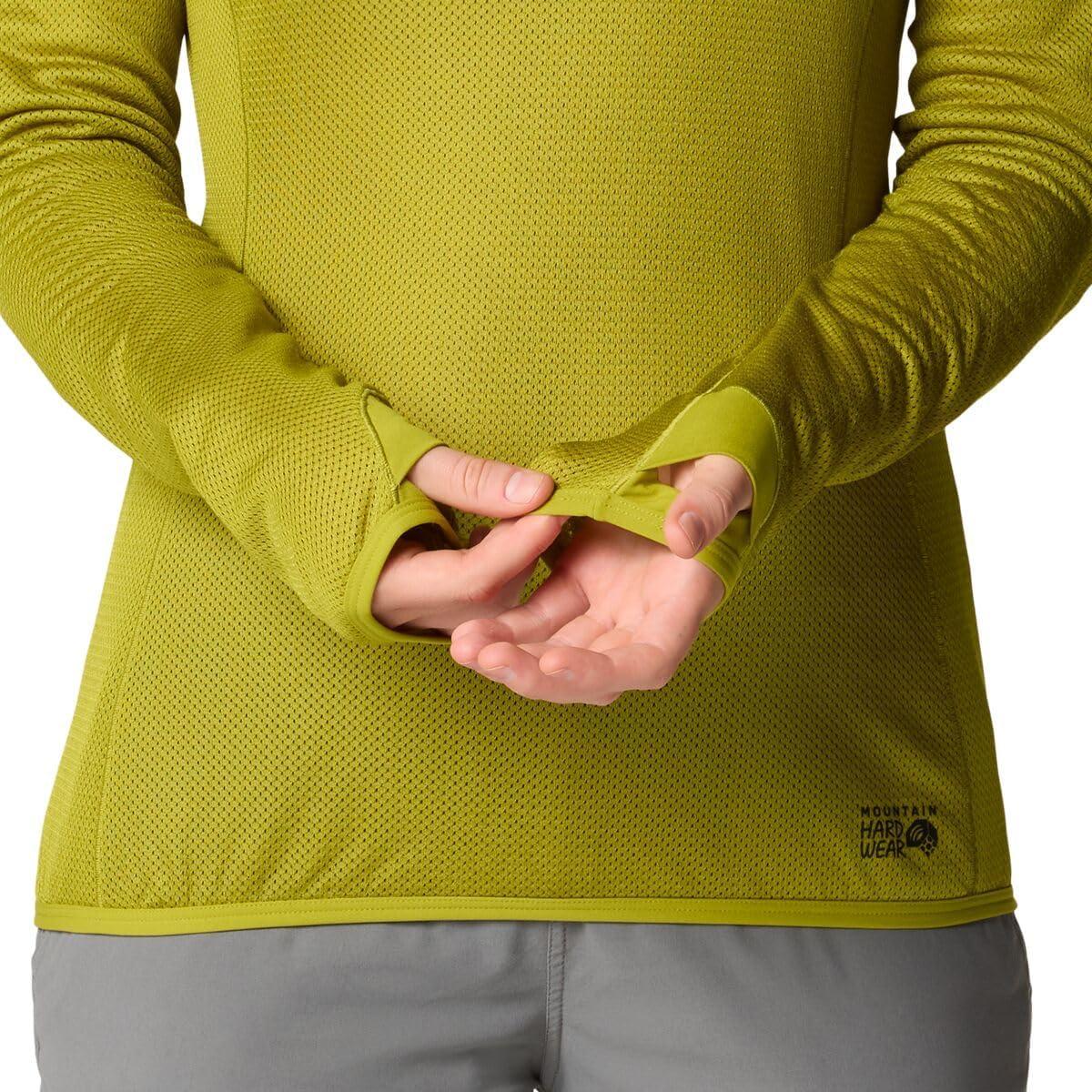 imageMountain Hardwear Womens Airmesh HoodyPython Green