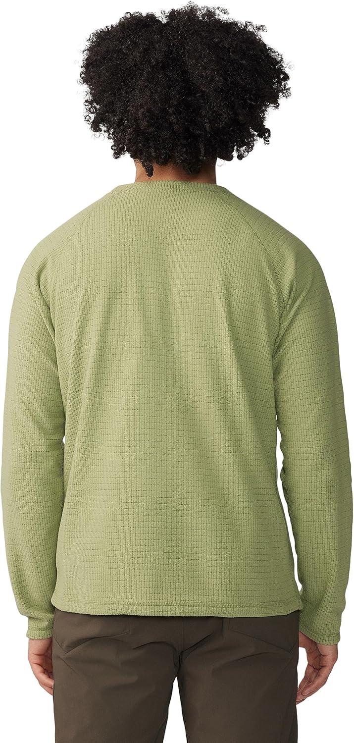 imageMountain Hardwear mens Summit Grid Ls CrewLight Cactus