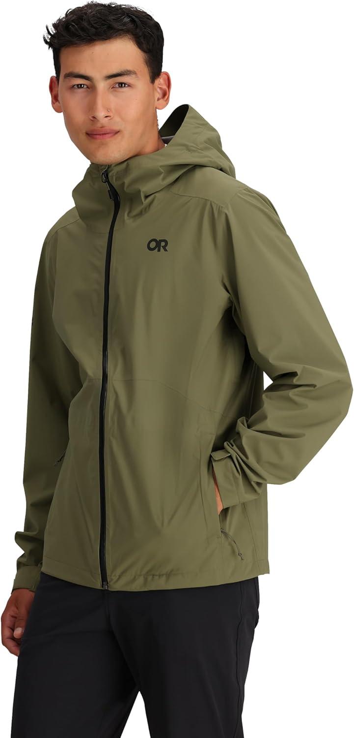 imageOutdoor Research Mens Stratoburst Stretch Rain JacketRanger Green