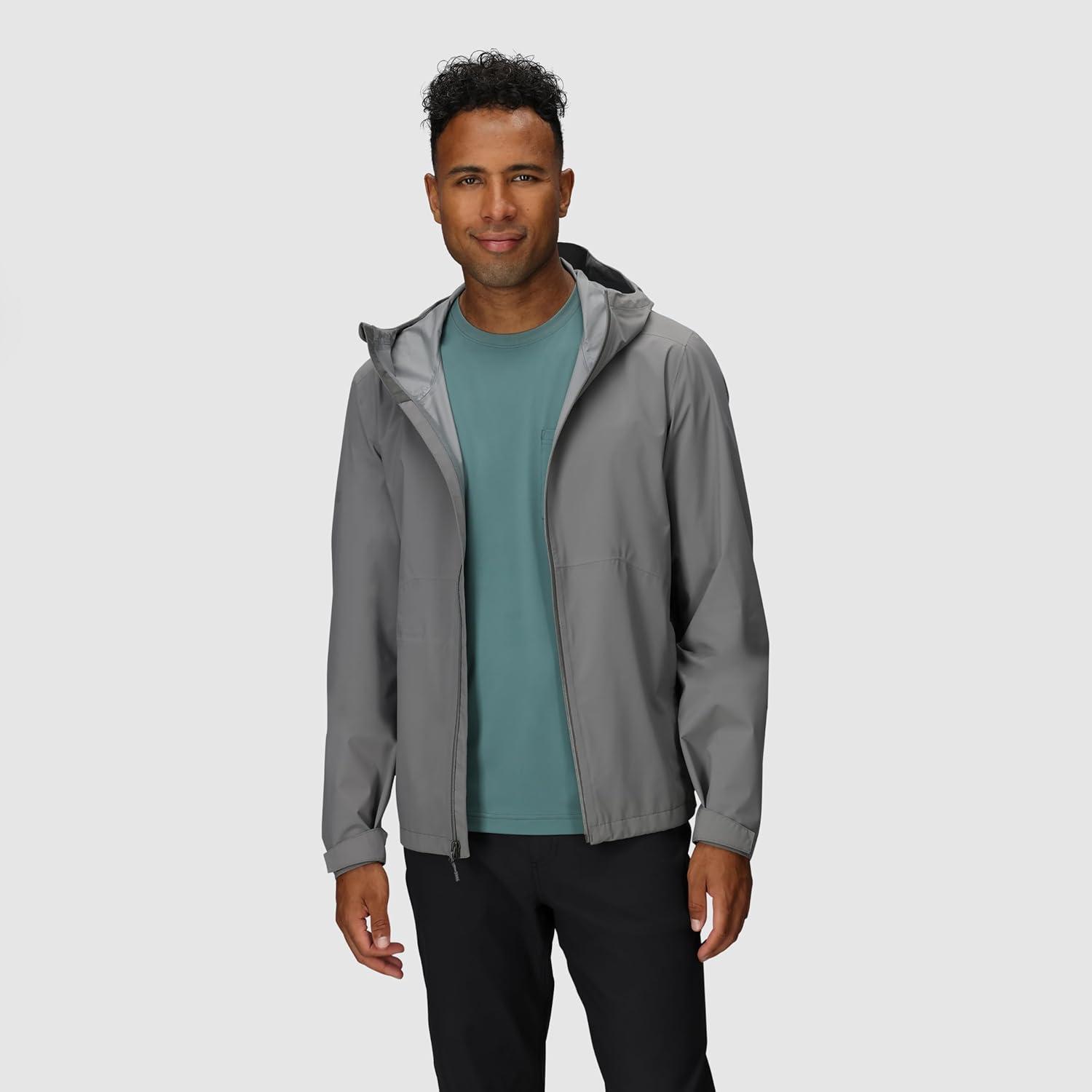 imageOutdoor Research Mens Stratoburst Stretch Rain JacketWolf Grey