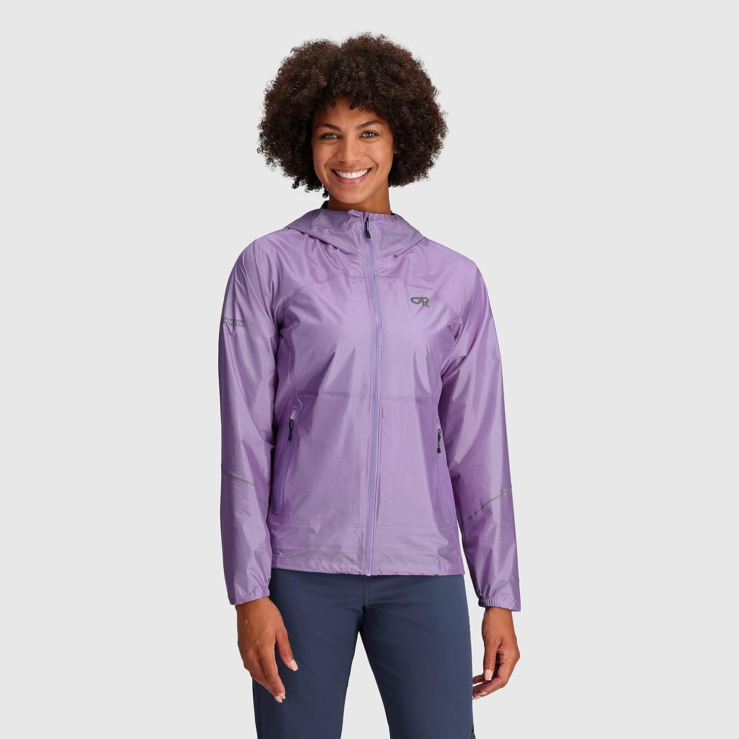 imageOutdoor Research Womens Helium Rain Jacket Lavender S
