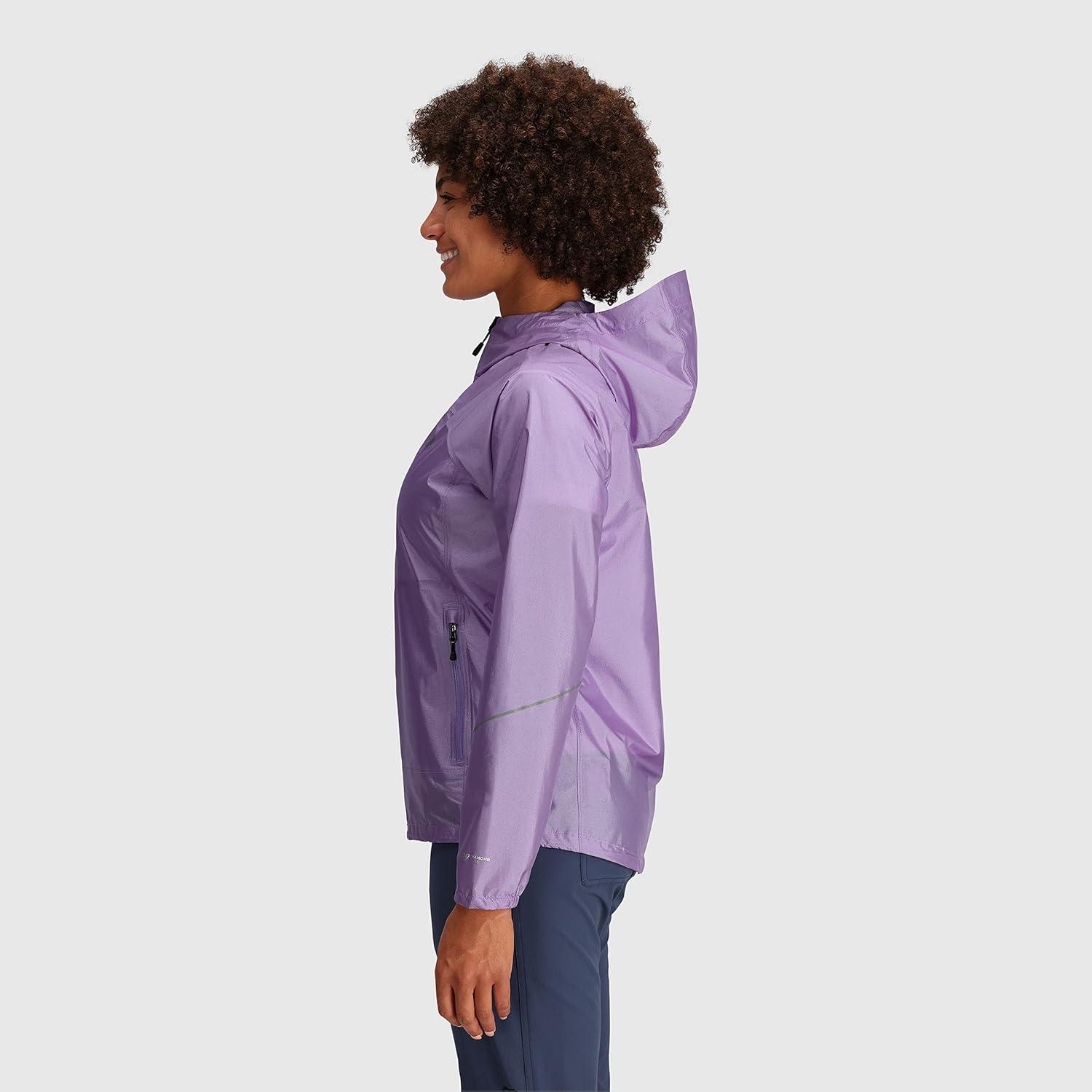 imageOutdoor Research Womens Helium Rain Jacket Lavender S