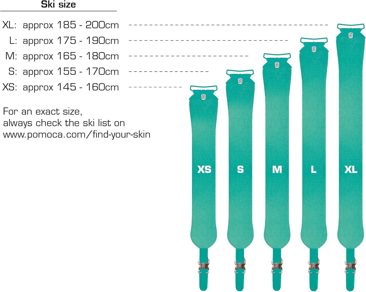 imagePOMOCA Tour Pro Climbing Skin Ultralight MohairMix Ski Skins for Backcountry Skiing140mm x 170179cm