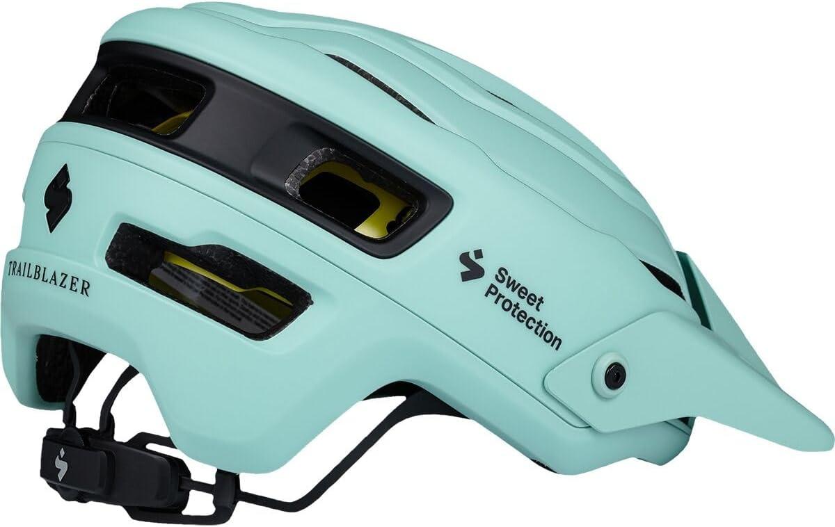 imageSweet Protection Trailblazer MIPS Bike Helmet Advanced Biking Gear with Adjustable Visor Variable Shell Technology and Superior VentilationMisty Turquoise