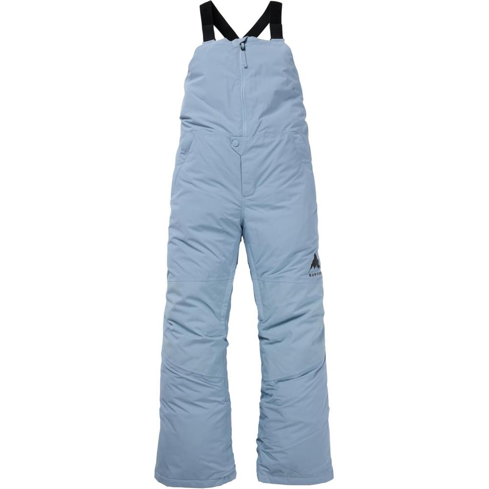 imageBurton Kids Skylar 2Layer Bib Pants  Waterproof Winter Snowboard Bib Pants for Boys ampamp GirlsDusty Blue