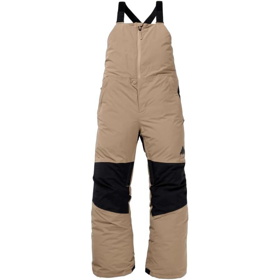 imageBurton Kids Skylar 2Layer Bib Pants  Waterproof Winter Snowboard Bib Pants for Boys ampamp GirlsSummit Taupe