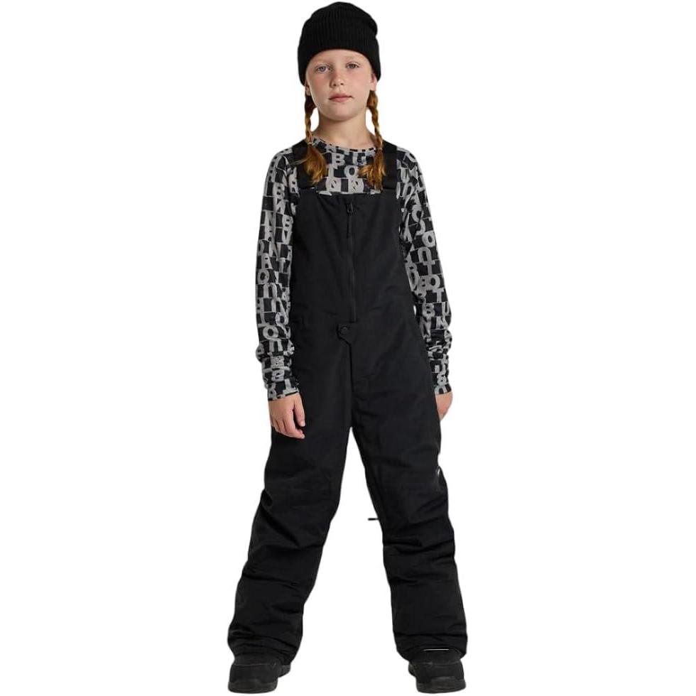 imageBurton Kids Skylar 2Layer Bib Pants  Waterproof Winter Snowboard Bib Pants for Boys ampamp GirlsTrue Black