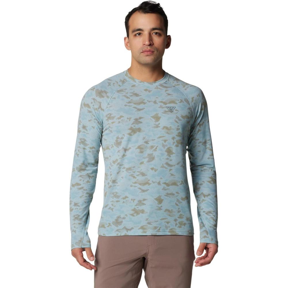 imageColumbia Mens PFG Uncharted Long SleeveCrushed Blue Uncharted Waters