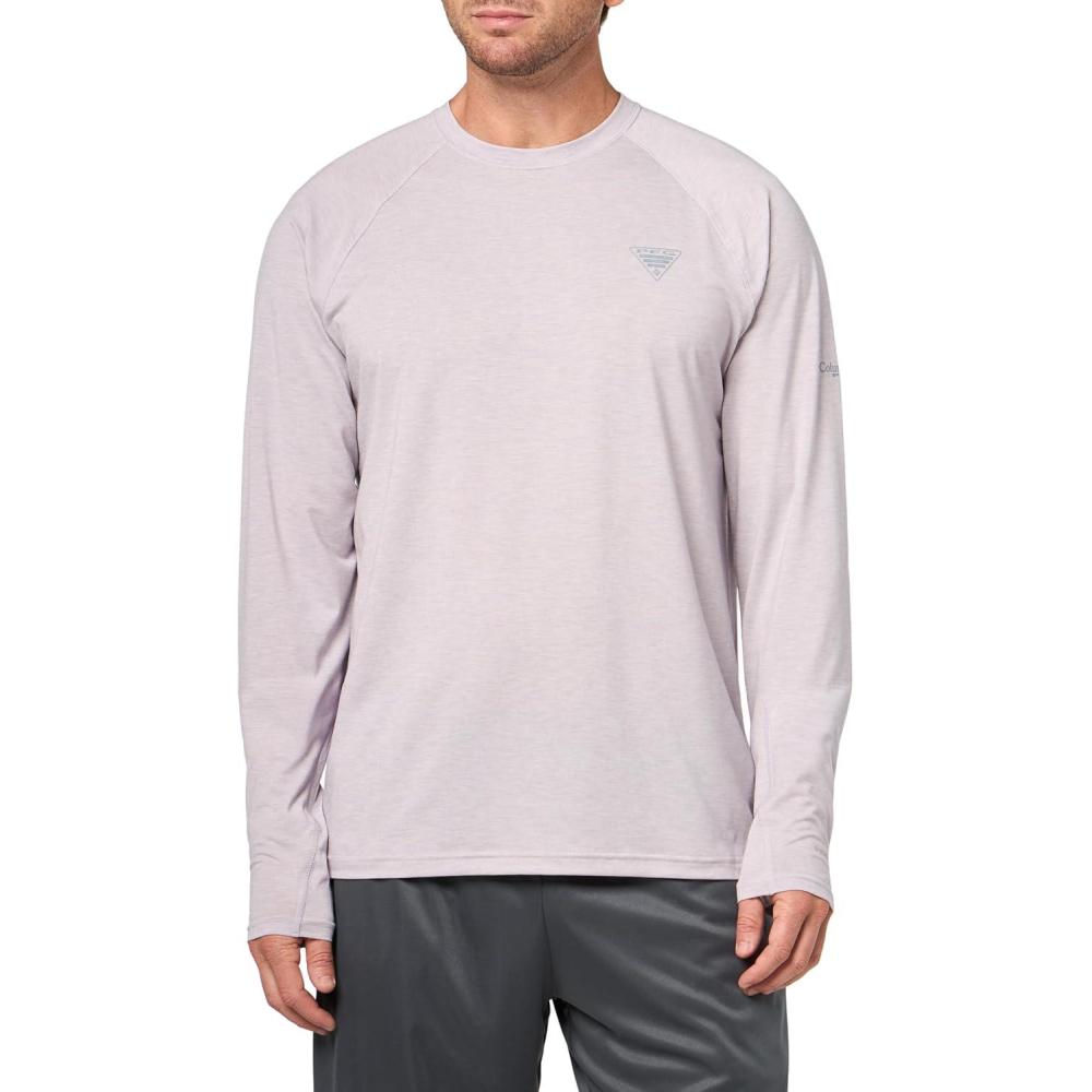 imageColumbia Mens PFG Uncharted Long SleeveLavender Pearl Heather