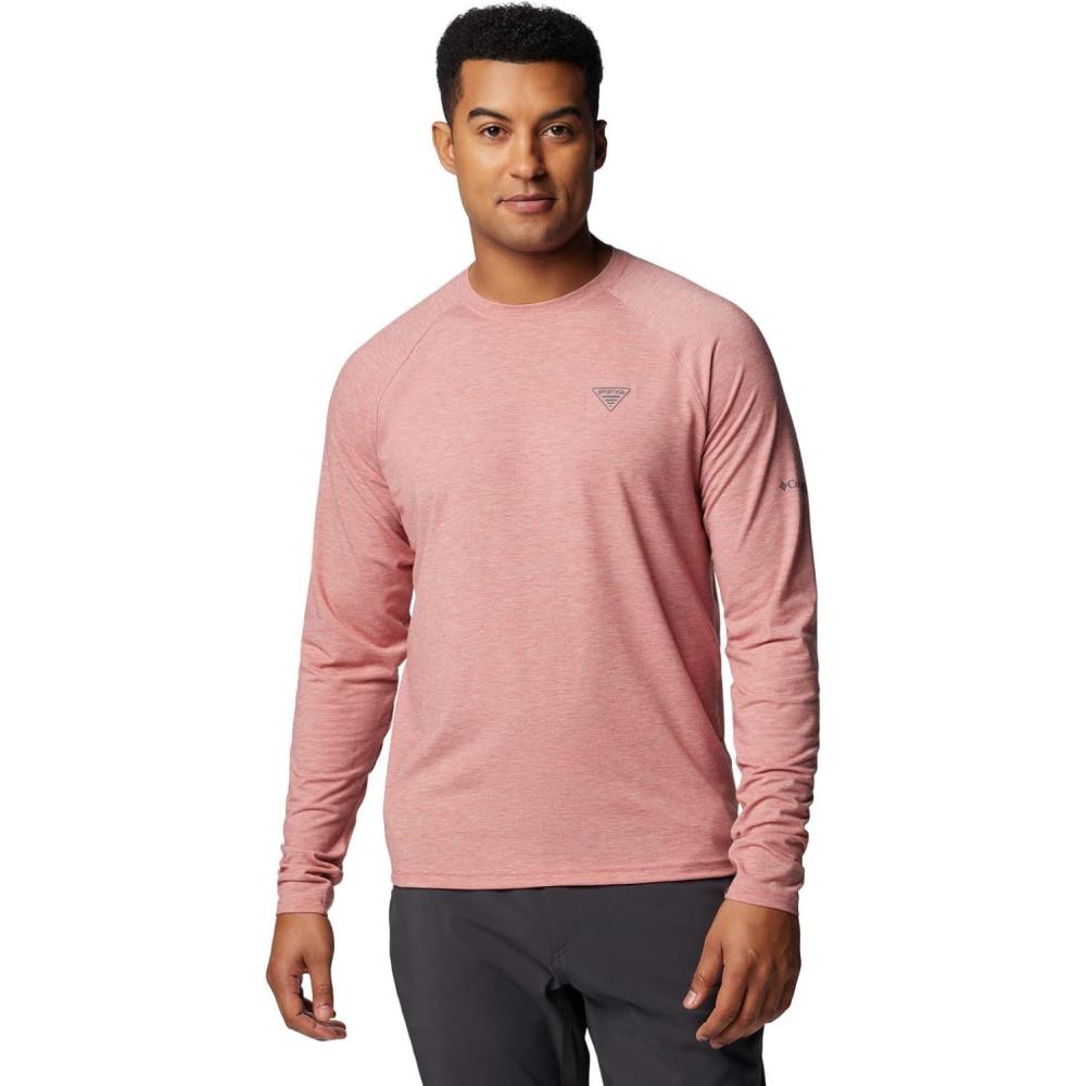 imageColumbia Mens PFG Uncharted Long SleeveSandalwood Pink Heather