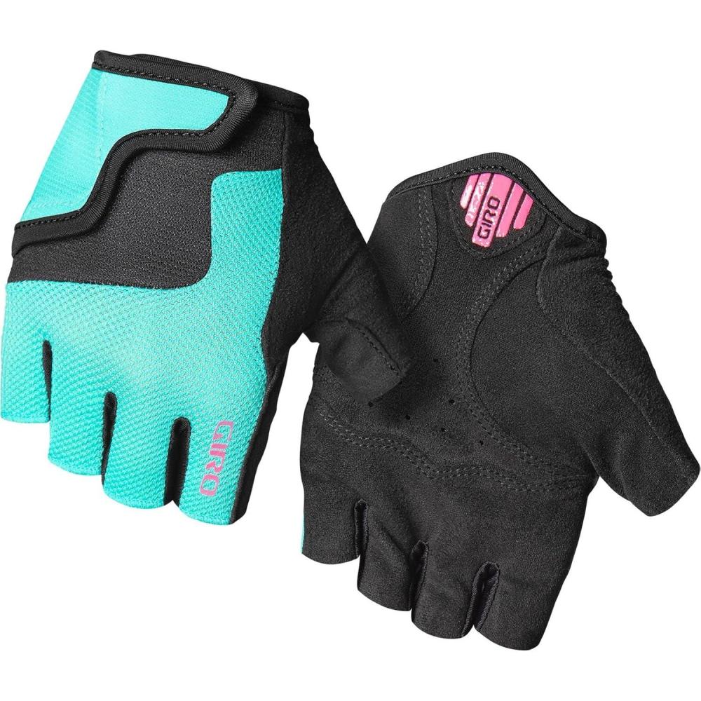 imageGiro Youth Bravo Junior GlovesScreaming TealNeon Pink 2022