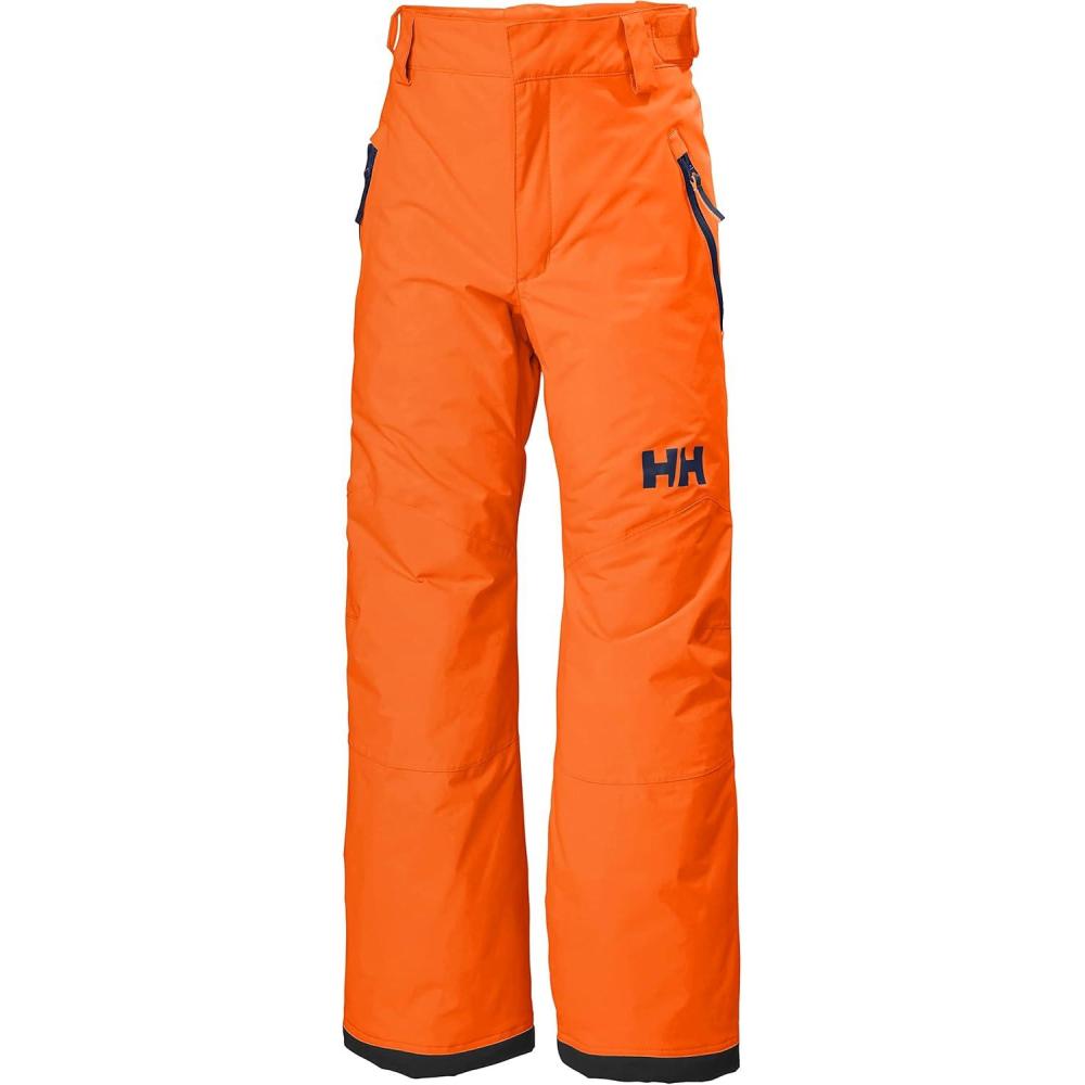 imageHellyHansen Junior Legendary Pant Ski Pants with HELLY TECH Waterproof Windproof Breathable Extendable Length278 Neon Orange