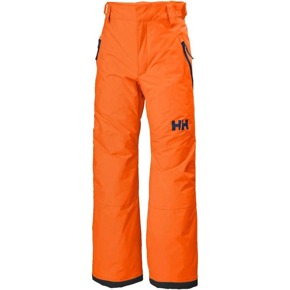 imageHellyHansen Junior Legendary Pant  Ski Pants with HELLY TECH Waterproof Windproof Breathable Extendable Length280 Neon Orange