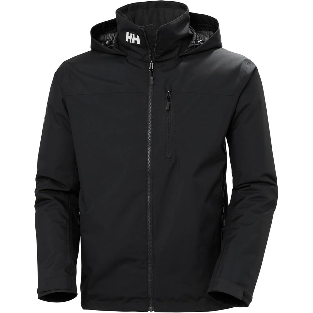 imageHellyHansen Mens Crew Hooded Midlayer Jacket 20990 Black