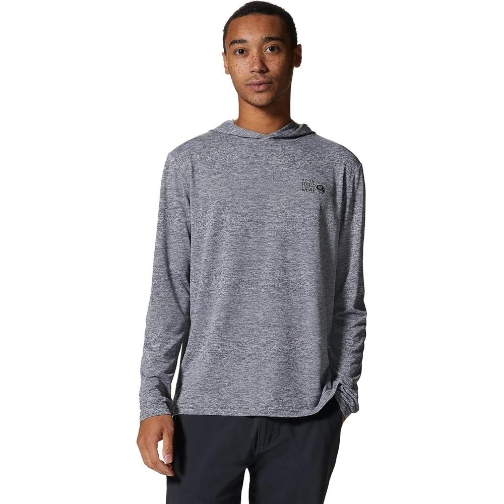 imageMountain Hardwear Mens Sunblocker HoodyFoil Grey Heather