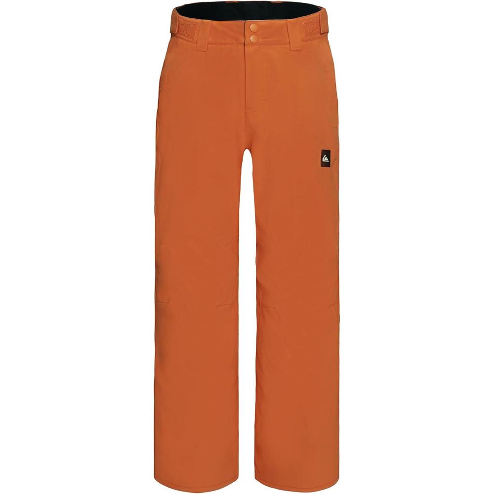 imageQuiksilver boys Heavyweight Ski Snow Estate Pant Insulated ampamp WaterproofAmberglow Estate