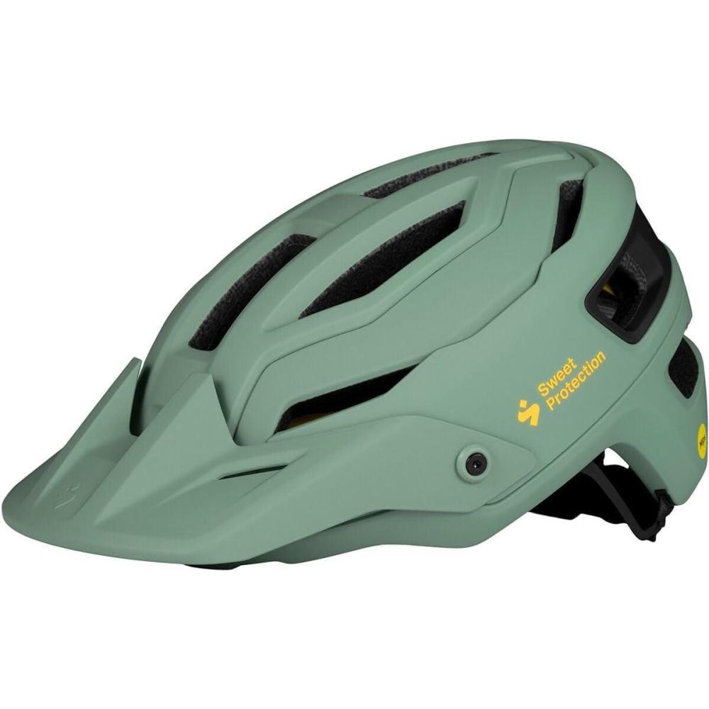 imageSweet Protection Trailblazer MIPS Bike Helmet Advanced Biking Gear with Adjustable Visor Variable Shell Technology and Superior VentilationWillow Green