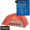 Big Agnes Copper Spur HV UL – Ultralight Backpacking Tent(2 Person (Orange))