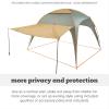 Big Agnes Sage Canyon Shelter Plus Accessory Wall – Camping Tent Accessories, Pop Up Sun and Wind Shade Screen