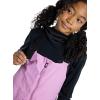 Burton Kids’ Skylar 2-Layer Bib Pants – Waterproof Winter Snowboard Bib Pants for Boys & Girls(Orchid Purple)