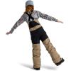 Burton Kids’ Skylar 2-Layer Bib Pants – Waterproof Winter Snowboard Bib Pants for Boys & Girls(Summit Taupe)