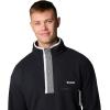 Columbia mens Helvetia II Half Snap Fleece(Black)