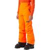 Helly-Hansen Junior Legendary Pant – Ski Pants with HELLY TECH: Waterproof, Windproof, Breathable, Extendable Length(280 Neon Orange)