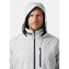 Helly-Hansen Men’s Crew Hooded Midlayer Jacket 2.0(853 Grey Fog)