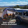 Kelty Caboose 4P Tent and Vehicle Awning Shelter, Universal Attachment for Vans, Trucks, SUVs, Standing Height Door, Massive Vestibule, Fully Freestanding, Designed in Sunny Colorado (2023)