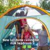 Kelty Tallboy Family Car Camping Tent, 4 or 6 Person Freestanding Shelter, Large Capacity, Stuff Sack Included. 2022(4-Person)