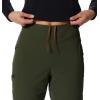 Mountain Hardwear Women’s Dynama Lined High Rise Pant for Hiking, Camping, and Outdoor Adventures(Surplus Green)