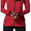 Mountain Hardwear Women’s Polartec Power Grid Full Zip Hoody for Climbing, Hiking, and Camping | Breathable and Insulated(Alert Heather)