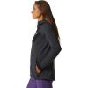 Mountain Hardwear Women’s Polartec Power Grid Full Zip Hoody for Climbing, Hiking, and Camping | Breathable and Insulated(Blue Slate Heather)