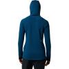 Mountain Hardwear Women’s Polartec Power Grid Full Zip Hoody for Climbing, Hiking, and Camping | Breathable and Insulated(Vinson Blue Heather)