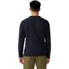 Mountain Hardwear mens Summit Grid Ls Crew(Black)