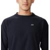 Mountain Hardwear mens Summit Grid Ls Crew(Black)