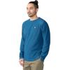 Mountain Hardwear mens Summit Grid Ls Crew(Dark Caspian)