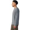Mountain Hardwear mens Summit Grid Ls Crew(Foil Grey)