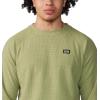 Mountain Hardwear mens Summit Grid Ls Crew(Light Cactus)