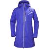 Helly Hansen Women’s Long Belfast Lightweight Waterproof Windproof Breathable Raincoat Jacket with Hood(Liberty)