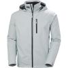 Helly-Hansen Men’s Crew Hooded Midlayer Jacket 2.0(853 Grey Fog)