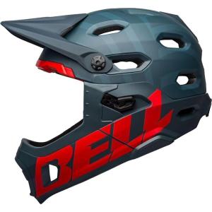 Bell Super DH MIPS(Prime Matte Blue/Crimson (2024))