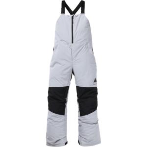 Burton Kids’ Skylar 2-Layer Bib Pants – Waterproof Winter Snowboard Bib Pants for Boys & Girls(Silver Sconce)