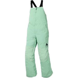 Burton Kids’ Skylar 2-Layer Bib Pants – Waterproof Winter Snowboard Bib Pants for Boys & Girls(Soft Sage)